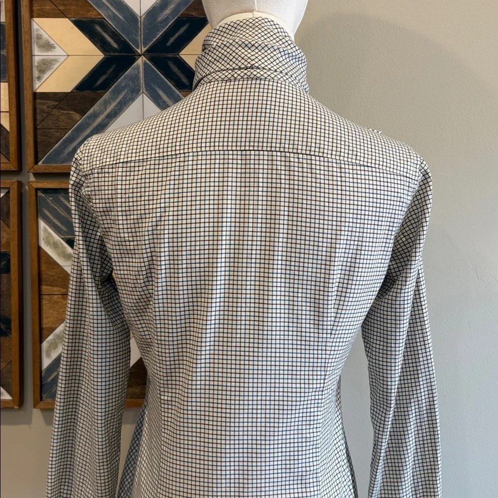 Vintage Ralph Lauren Button-Front Long Sleeve Top with Scarf size 2 Slim Fit - Picture 11 of 16